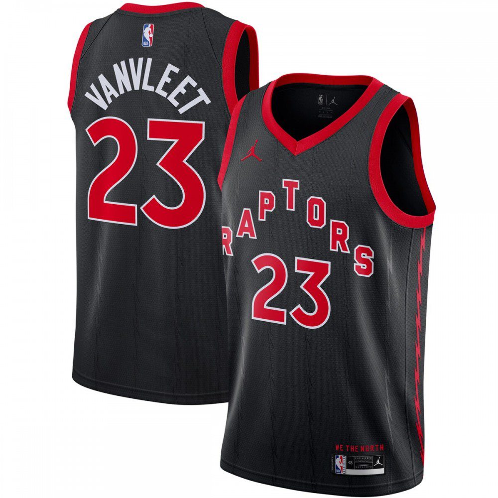 Fred VanVleet Toronto Raptors Jordan Brand 2020/21 Swingman Jersey - Statement Edition - Black-Pro Kit Vault | Brand New 26/27 Sports Jerseys